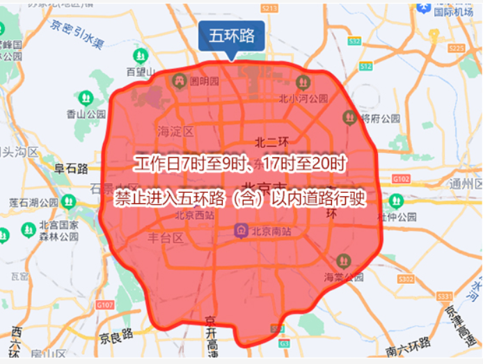 北京自駕游限行路段_進(jìn)京證辦理流程_限行