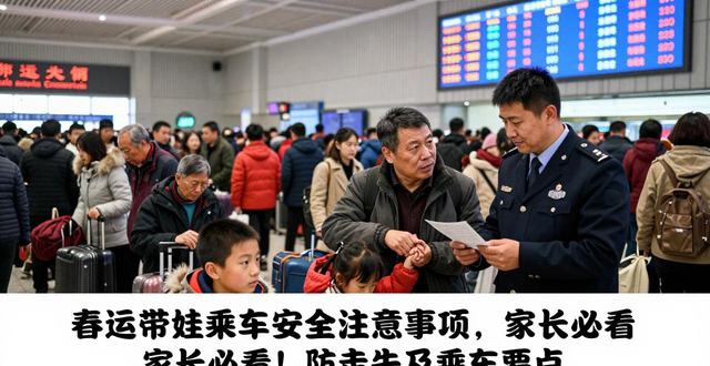 春運(yùn)帶孩子安全注意事項_出行提示_帶孩子乘車安全提示